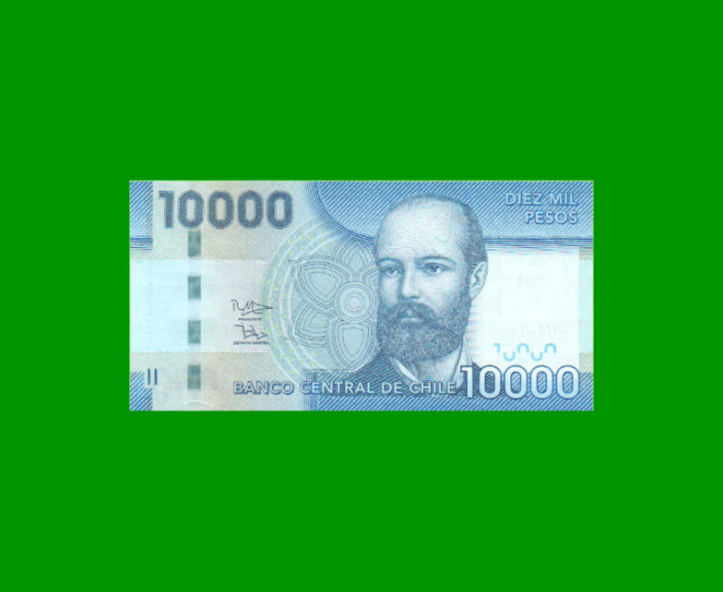 BILLETE DE CHILE $ 10.000,00, PICK NEW, AÑO 2014, ESTADO SIN CIRCULAR.-