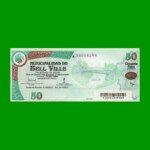 BONO MUNICIPALIDAD DE BELL VILLE $50,00, SERIE A, AÑO 2010/2011, ESTADO EXCELENTE.-