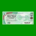 BONO MUNICIPALIDAD DE BELL VILLE $50,00, SERIE A, AÑO 2010/2011, ESTADO EXCELENTE+ .-