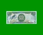 BILLETE DE TRINIDAD Y TOBAGO 5 DOLARES, PICK 47, AÑO 2006, ESTADO SIN CIRCULAR.-