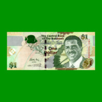 BILLETE DE BAHAMAS 1 DOLAR, PICK 71, AÑO 2008, ESTADO SIN CIRCULAR.-