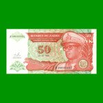 BILLETE DE ZAIRE 50 NUEVOS MAKUTA, PICK 51, AÑO 1993, ESTADO SIN CIRCULAR.-