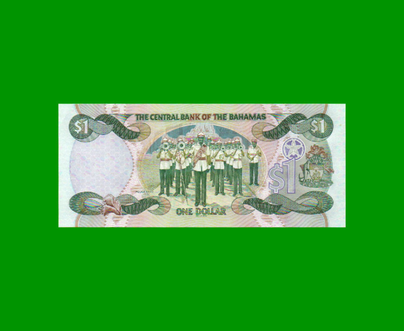 BILLETE DE BAHAMAS 1 DOLAR, PICK 69, AÑO 2001, ESTADO SIN CIRCULAR.- - Imagen 2