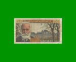 BILLETE DE FRANCIA 5 NUEVOS FRANCOS, PICK 141, AÑO 1961, ESTADO BUENO+ .- - Imagen 2