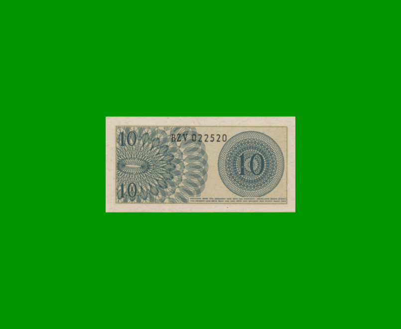 BILLETE DE INDONESIA 10 SEN, PICK 92, AÑO 1964, ESTADO SIN CIRCULAR.- - Imagen 2