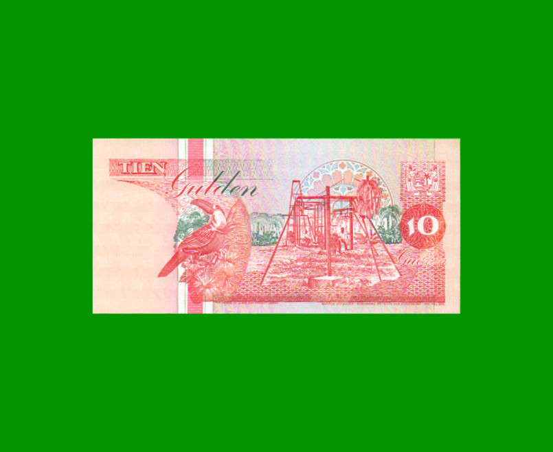 BILLETE DE SURINAM 10 GULDEN PICK 137b AÑO 1998 ESTADO SIN CIRCULAR.- - Imagen 2