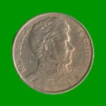 MONEDA DE CHILE 1 PESO,  AÑO 1975, ESTADO USADA.- - Imagen 2