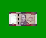 BILLETE DE LIBERIA 5 DOLARES, PICK 31, AÑO 2016, ESTADO SIN CIRCULAR.-