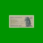 BILLETE DE INDONESIA 10 SEN, PICK 92, AÑO 1964, ESTADO SIN CIRCULAR.-