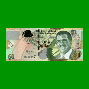 BILLETE DE BAHAMAS 1 DOLAR, PICK 71A, AÑO 2015, ESTADO SIN CIRCULAR.-