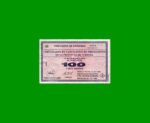BONO REPOSICION DE CORDOBA $ 100,00, DESMONETIZADO, EC 272R, ESTADO MUY BUENO.-