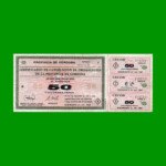 BONO REPOSICION DE CORDOBA $ 50,00, FALSO, AÑO 1996, ESTADO BUENO.-