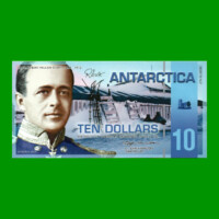 BILLETE DE ANTARTIDA 10 DOLARES, POLYMERO FANTASIA, AÑO 2009, ESTADO SIN CIRCULAR.-