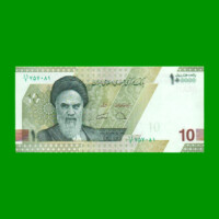 BILLETE DE IRAN 100.000 RIALS, PICK NEW, AÑO 2021, ESTADO SIN CIRCULAR.-