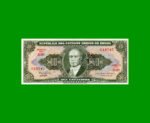 BILLETE DE BRASIL 10 CRUZEIROS RESELLADO 1 CTVO, PICK 183b, AÑO 1967, ESTADO SIN CIRCULAR.-
