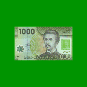 BILLETE DE CHILE $ 1.000,00, POLYMERO, PICK NEW, AÑO 2020, ESTADO SIN CIRCULAR.-