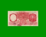 MONEDA NACIONAL $10,00, BOT 1944, AÑO 1952, ESTADO MUY BUENO.-