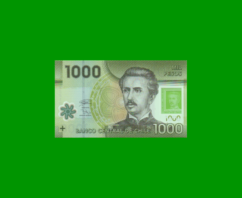 BILLETE DE CHILE $ 1.000,00, POLYMERO, PICK NEW, AÑO 2020, ESTADO SIN CIRCULAR.-