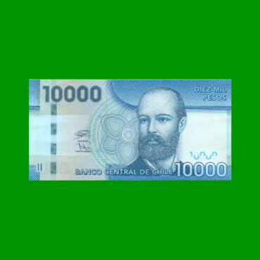 BILLETE DE CHILE $ 10.000,00, PICK NEW, AÑO 2020, ESTADO SIN CIRCULAR.-
