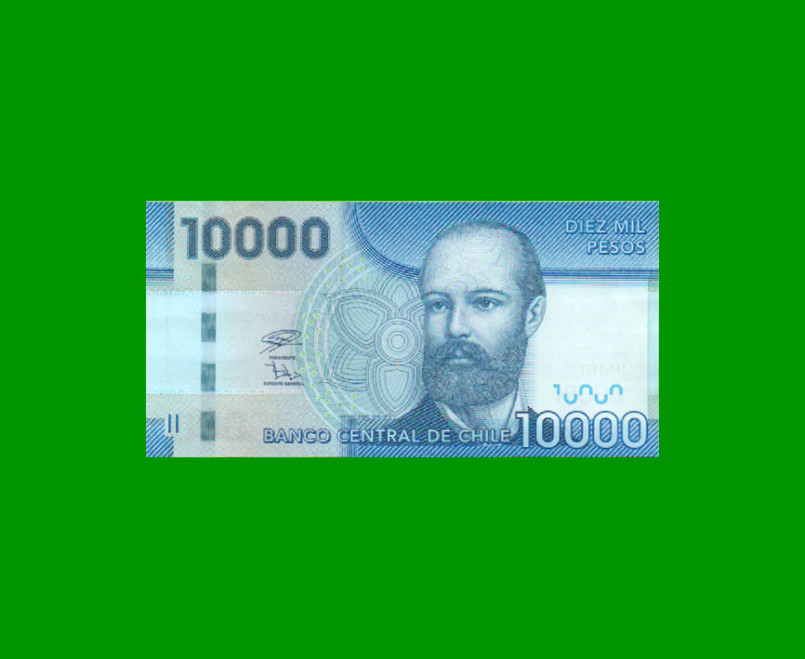 BILLETE DE CHILE $ 10.000,00, PICK NEW, AÑO 2020, ESTADO SIN CIRCULAR.-