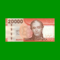 BILLETE DE CHILE $ 20.000,00, PICK NEW, AÑO 2020, ESTADO SIN CIRCULAR.-