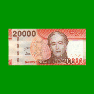 BILLETE DE CHILE $ 20.000,00, PICK NEW, AÑO 2020, ESTADO SIN CIRCULAR.-