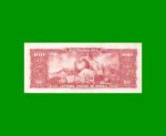 BILLETE DE BRASIL 100 CRUZEIROS RESELLADO 10 CTVOS, PICK 185b, AÑO 1967, ESTADO EXCELENTE- .- - Imagen 2