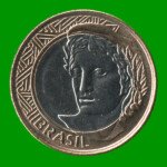 MONEDA DE BRASIL 1 REAL BIMETALICA, AÑO 2020, ESTADO NUEVA.- - Imagen 2