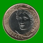 MONEDA DE BRASIL 1 REAL BIMETALICA, AÑO 2021, ESTADO NUEVA.- - Imagen 2