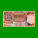 BILLETE DE UGANDA 200 SHILLINGS, PICK 32b, AÑO 1991, ESTADO SIN CIRCULAR.-