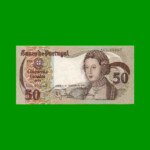 BILLETE DE PORTUGAL 50 ESCUDOS, PICK 174b, AÑO 1980 ESTADO SIN CIRCULAR.-