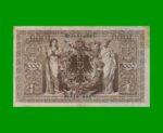 BILLETE DE ALEMANIA 1.000 MARCOS, PICK 45b, AÑO 1910, ESTADO MUY BUENO+ .- - Imagen 2