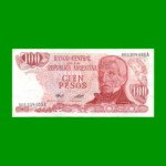 REPOSICION BILLETE PESOS LEY 18.188 $ 100,00, BOT 2411, ESTADO EXCELENTE+ .-