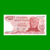 REPOSICION BILLETE PESOS LEY 18.188 $ 100,00, BOT 2411, ESTADO EXCELENTE+ .-
