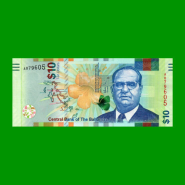 BILLETE DE BAHAMAS 10 DOLARES, PICK NEW, AÑO 2016, ESTADO SIN CIRCULAR.-