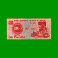 BILLETE DE ANGOLA 1.000 KWANZAS, PICK 117a, AÑO 1979, ESTADO BUENO+ .-