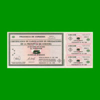 BONO DE CORDOBA $ 5,00, EC 263, AÑO 1996, SERIE C, ESTADO SIN CIRCULAR.-