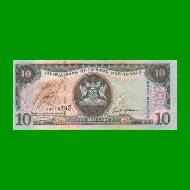 BILLETE DE TRINIDAD Y TOBAGO 10 DOLARES, PICK 48, AÑO 2006, ESTADO SIN CIRCULAR.-