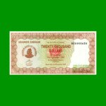 BILLETE DE ZIMBABWE 20.000 DOLARES, PICK 23f, ESTADO SIN CIRCULAR.-
