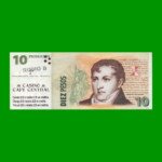 BILLETE DE ARGENTINA, 2DO DISEÑO 10 PESOS, "CASINO CAFE CENTRAL", PUBLICITARIO FANTASIA, ESTADO EXCELENTE+ .-