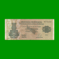 BONO DE FORMOSA $ 5,00, EC 350, AÑO 2001, ESTADO BUENO.-