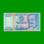 BILLETE DE PERU 500.000 INTIS, PICK 146, AÑO 1988, ESTADO EXCELENTE.-