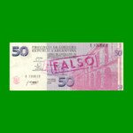 BONO DE CORDOBA $ 50,00, FALSO DE LA EPOCA, AÑO 2001, ESTADO MUY BUENO.-