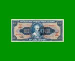 BILLETE DE BRASIL 1.000 CRUZEIROS RESELLADO 1 CRUZEIRO NOVO, PICK 187b, AÑO 1967, ESTADO EXCELENTE.-