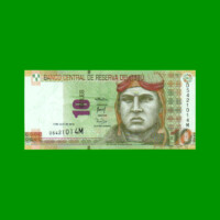 BILLETE DE PERU 10 SOLES, PICK 192, AÑO 2018, ESTADO SIN CIRCULAR.-