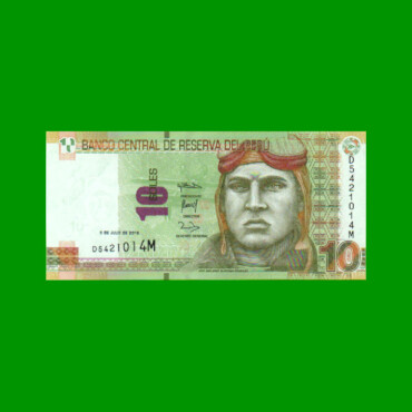BILLETE DE PERU 10 SOLES, PICK 192, AÑO 2018, ESTADO SIN CIRCULAR.-