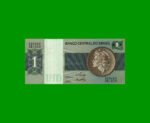 BILLETE DE BRASIL 1 CRUZEIRO, PICK 191, AÑO 1970, ESTADO SIN CIRCULAR.-