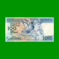 BILLETE DE PORTUGAL 100 ESCUDOS, PICK 179a, AÑO 1986, ESTADO SIN CIRCULAR.-