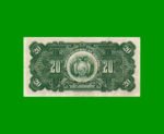 BILLETE DE BOLIVIA 20 BOLIVIANOS, PICK 122, AÑO 1928, ESTADO EXCELENTE.- - Imagen 2