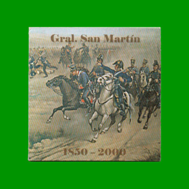 BLISTER MONEDA ARGENTINA, $ 0,50, CONMEMORATIVA 150° ANIVERSARIO FALLECIMIENTO GRAL. SAN MARTIN, AÑO 2000, ESTADO NUEVO.-